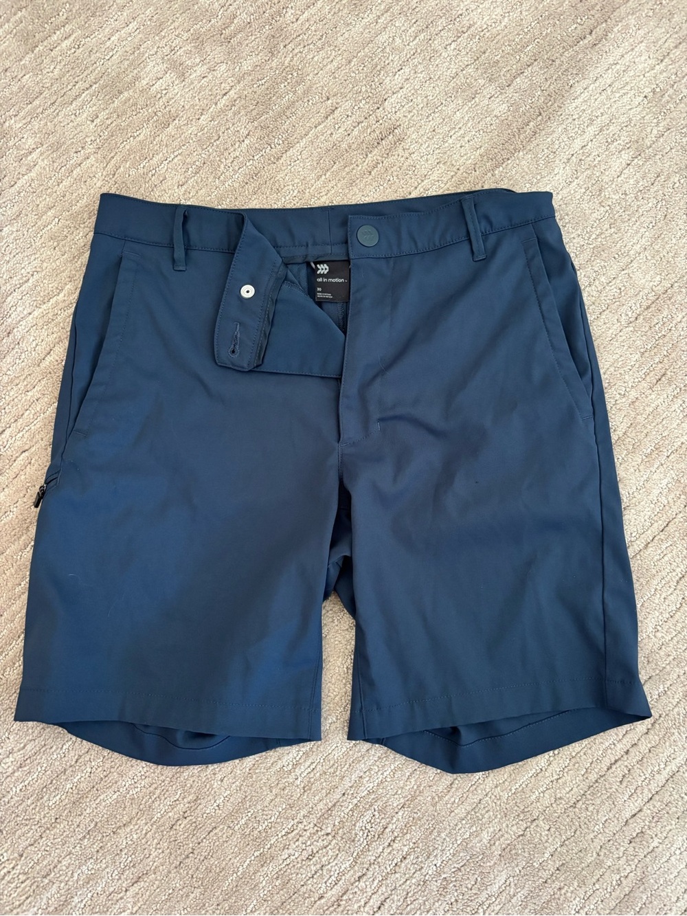 All in Motion Men's Navy Blue Golf/Performance Shorts